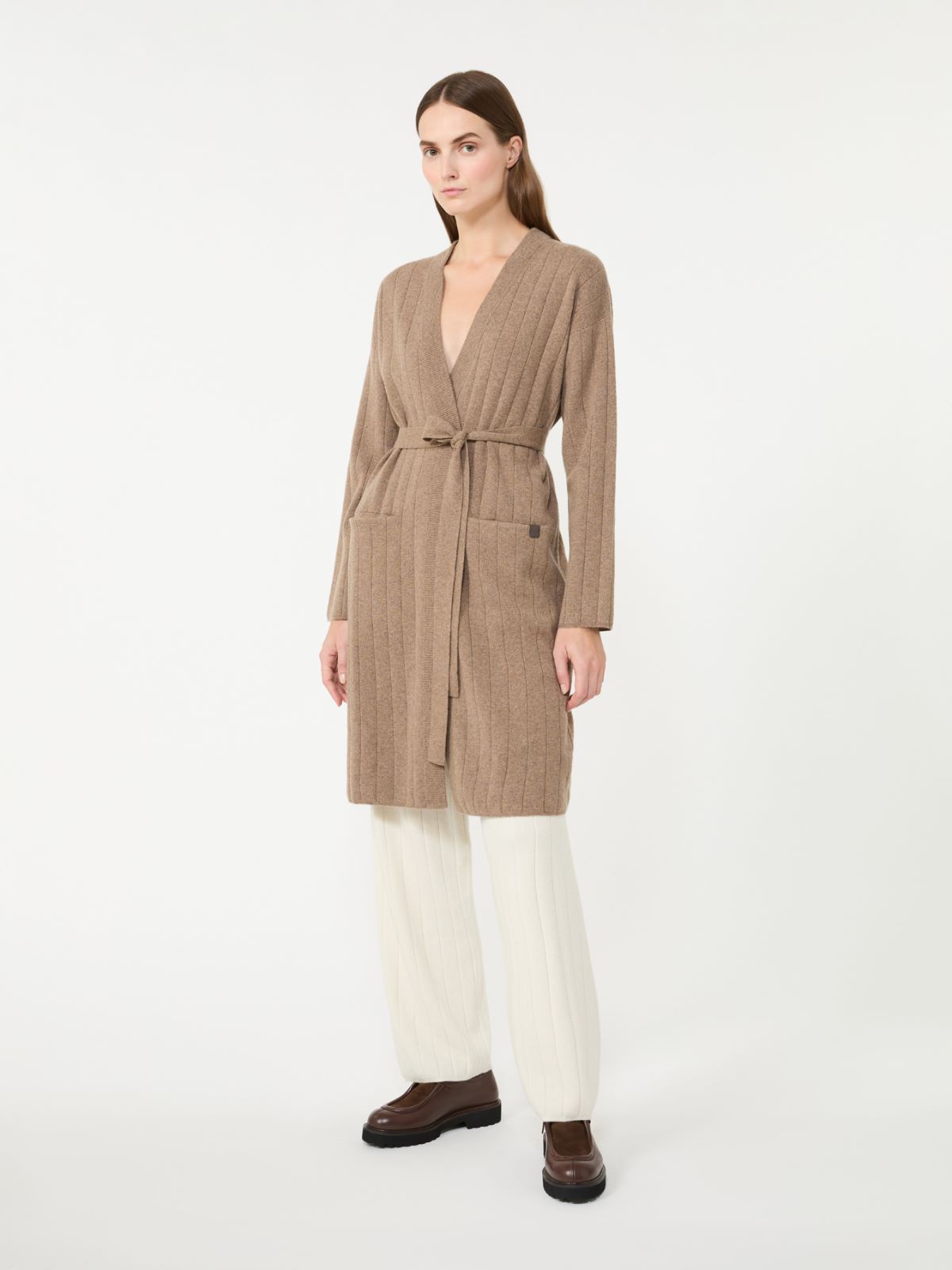 주스토 캐시미어 가디건 - CAMEL - Max Mara - 4