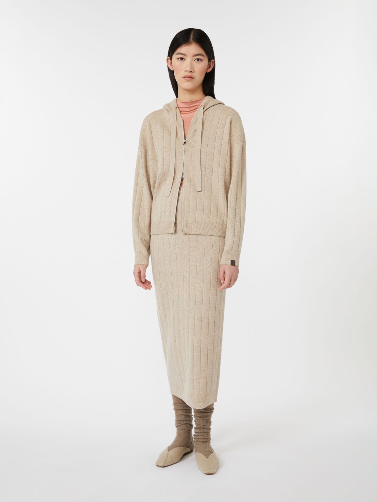 루비에라 캐시미어 가디건 - BEIGE - Max Mara