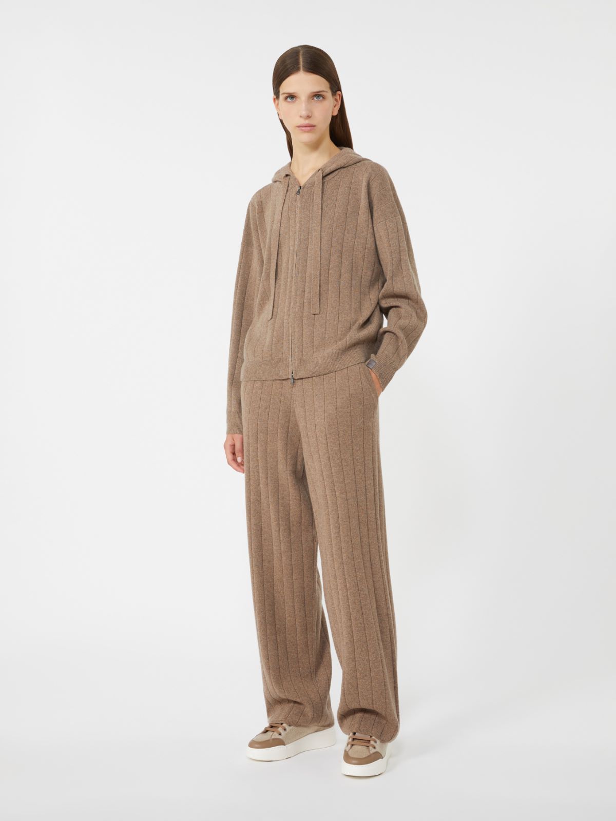 [ルビエラ] ピュア カシミヤ カーディガン - CAMEL - Max Mara