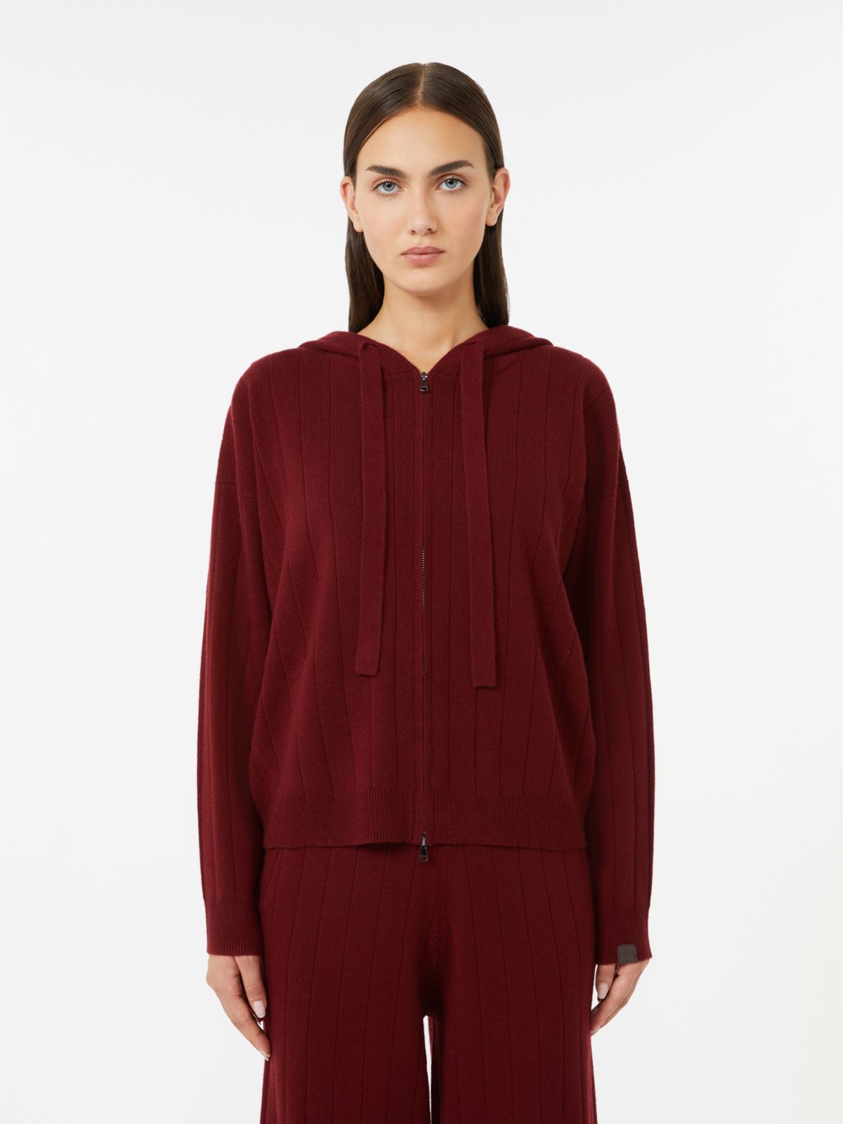 Cashmere yarn cardigan - RASPBERRY - Max Mara - 2