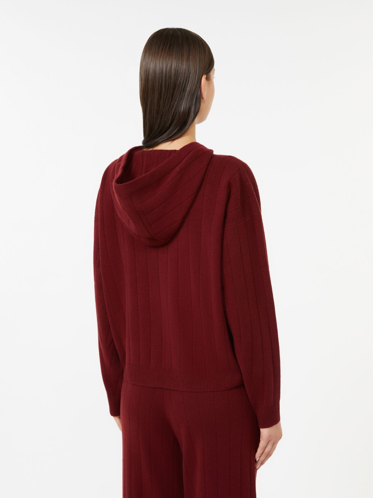 Cashmere yarn cardigan - RASPBERRY - Max Mara - 3