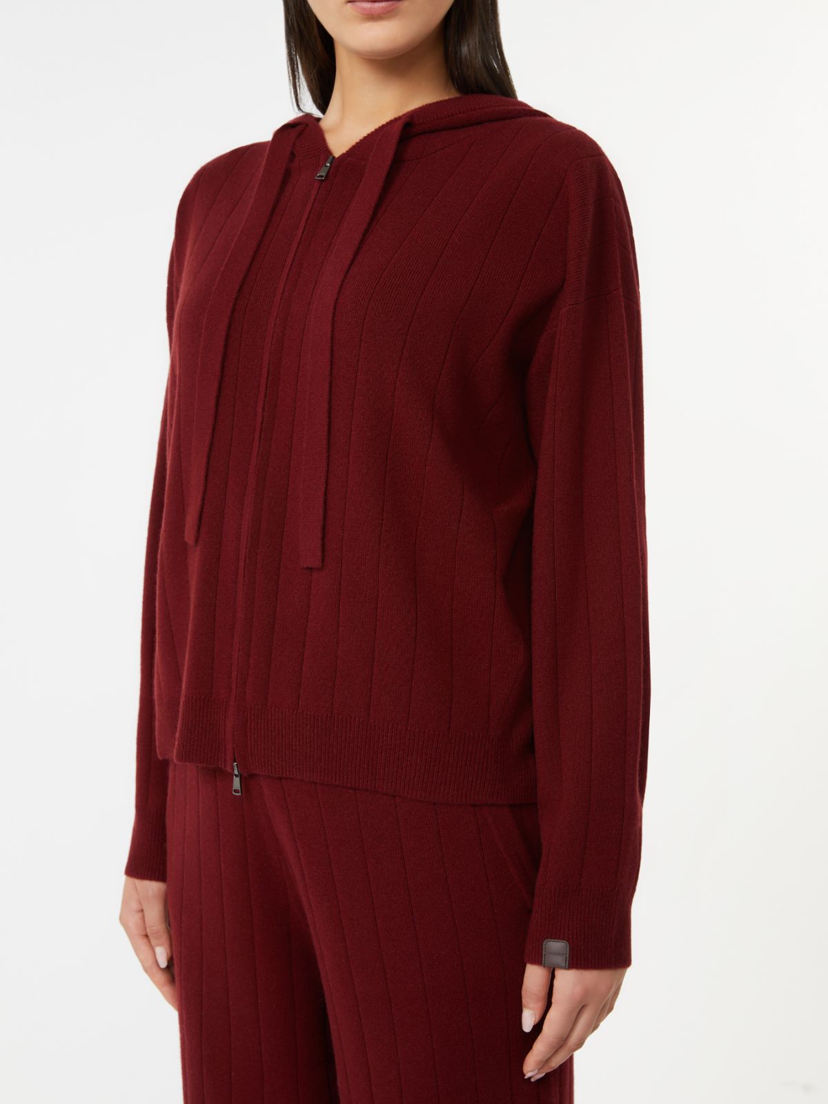 Cashmere yarn cardigan - RASPBERRY - Max Mara - 4