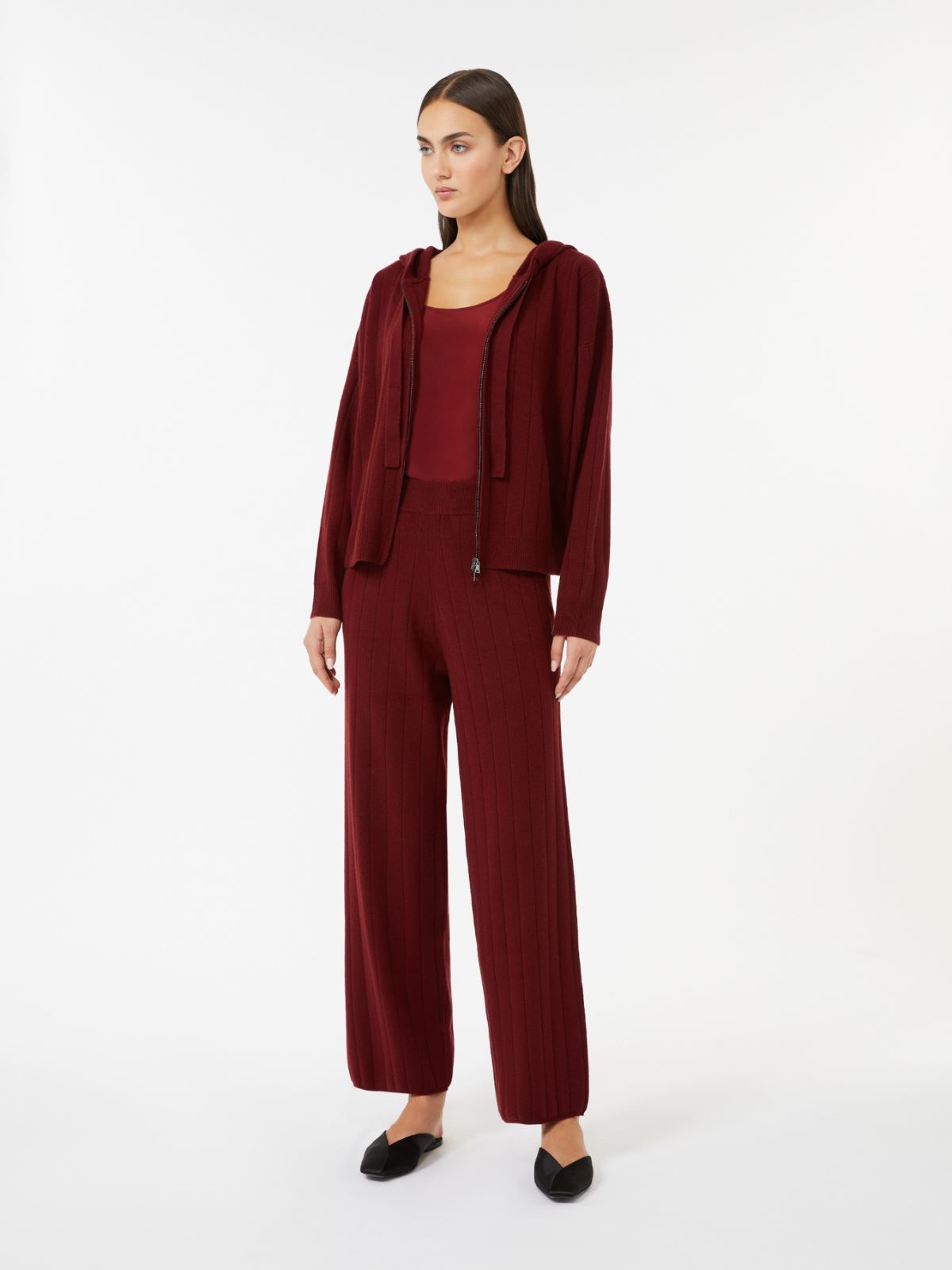 Cashmere yarn cardigan - RASPBERRY - Max Mara