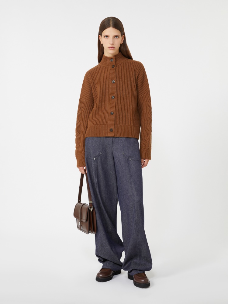 아펠리오 울 가디건 - TOBACCO - Max Mara