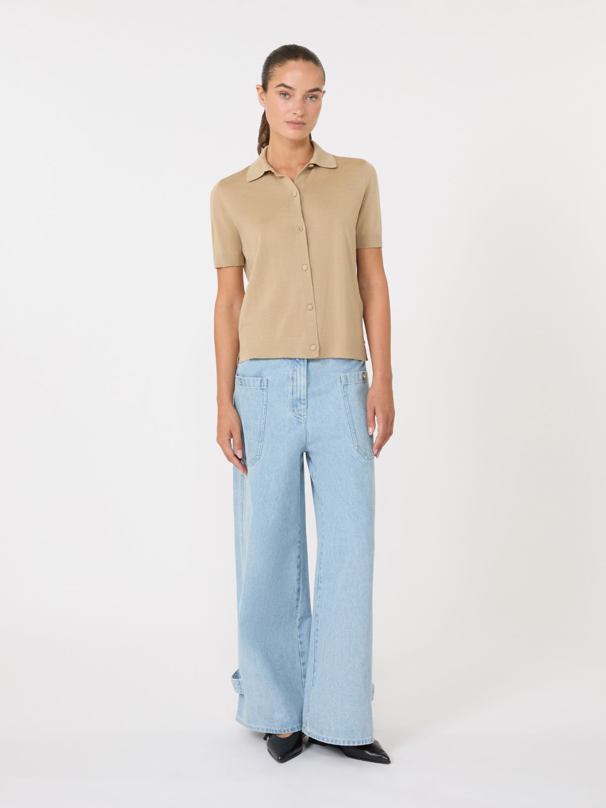 로마냐 버진울 가디건 - SAND - Max Mara