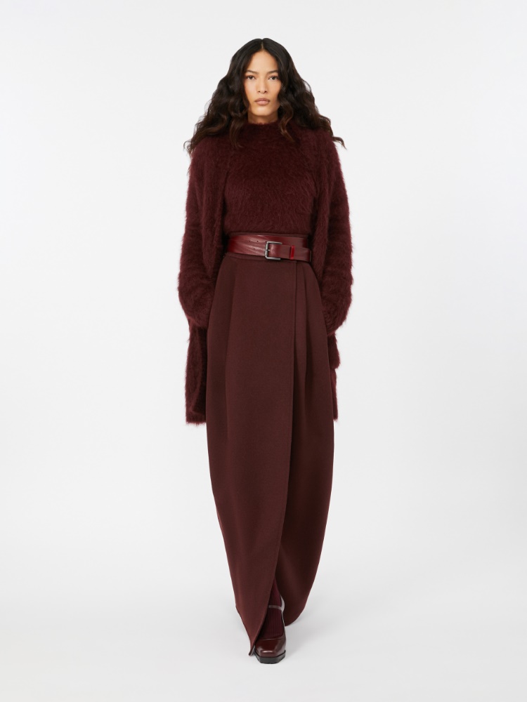 Mohair knit cardigan - CHERRY - Max Mara