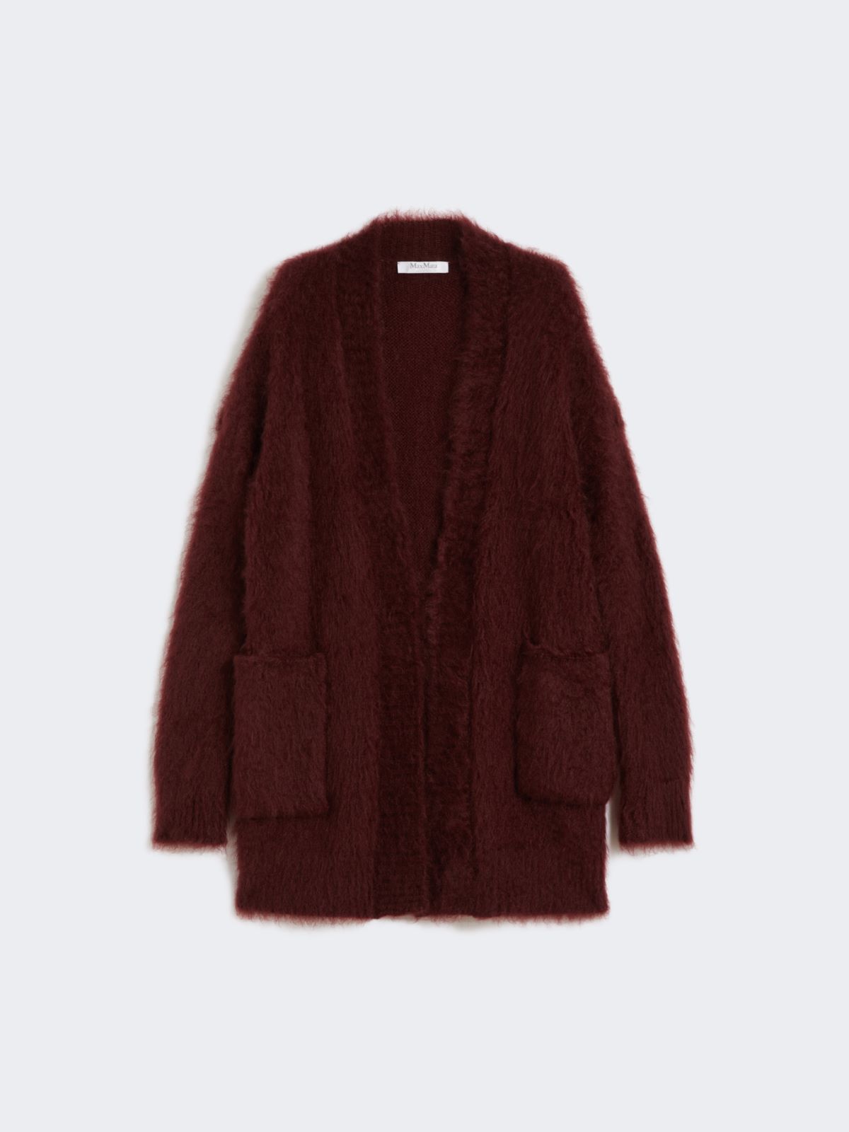 Mohair knit cardigan - CHERRY - Max Mara - 8