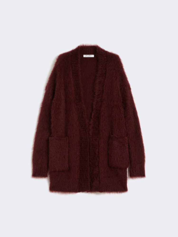 Mohair knit cardigan - CHERRY - Max Mara