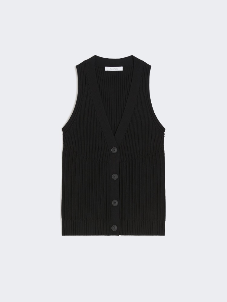 빔바 코튼 베스트 - BLACK - Max Mara