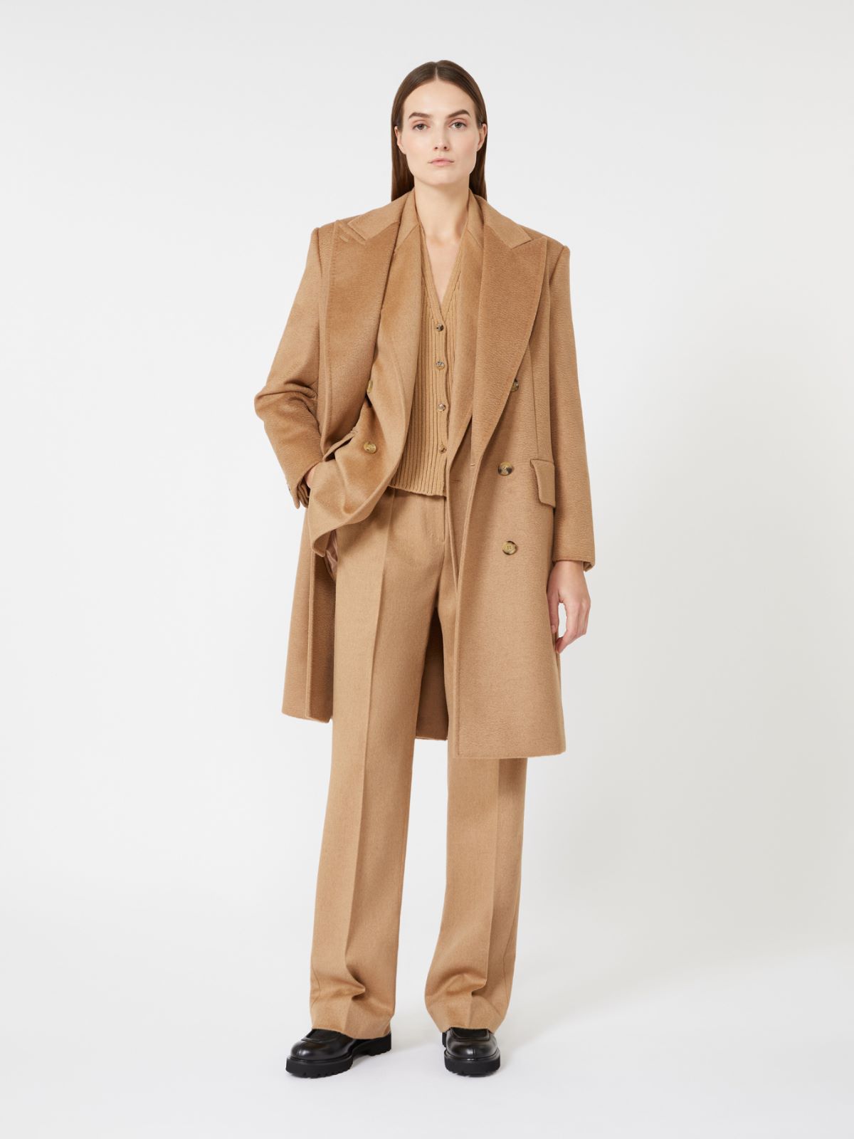 Weste aus Wolle und Kaschmir - KAMEL - Max Mara - 10