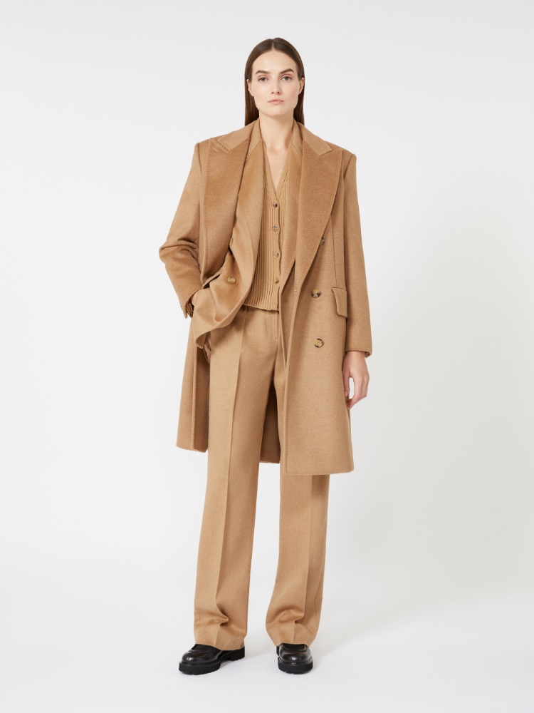 Wool and cashmere gilet - CAMEL - Max Mara
