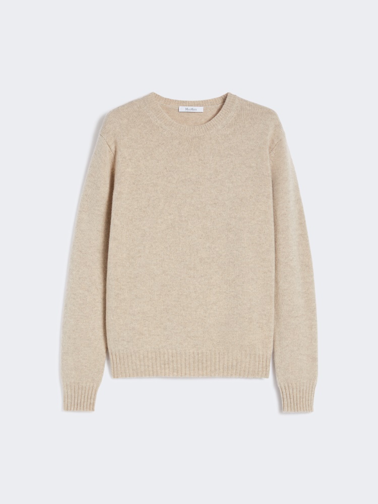 Cashmere crew-neck jumper - BEIGE - Max Mara