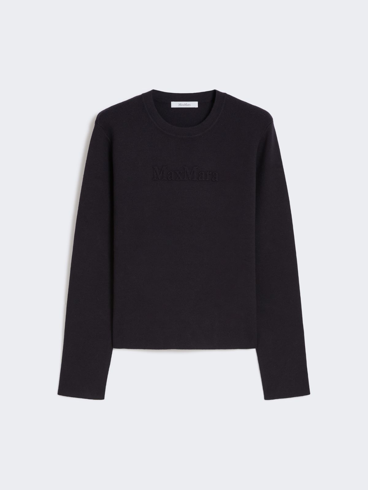 Viscose and wool yarn sweater - NAVY - Max Mara - 9