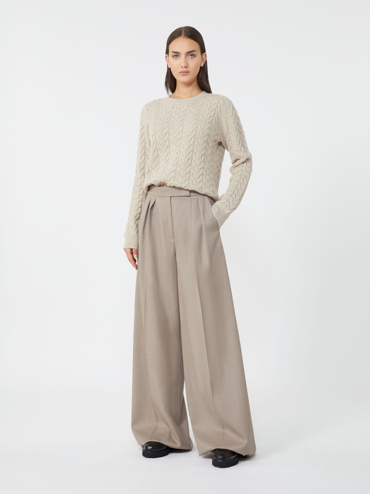 Slim-fit cashmere pullover - BEIGE - Max Mara - 8