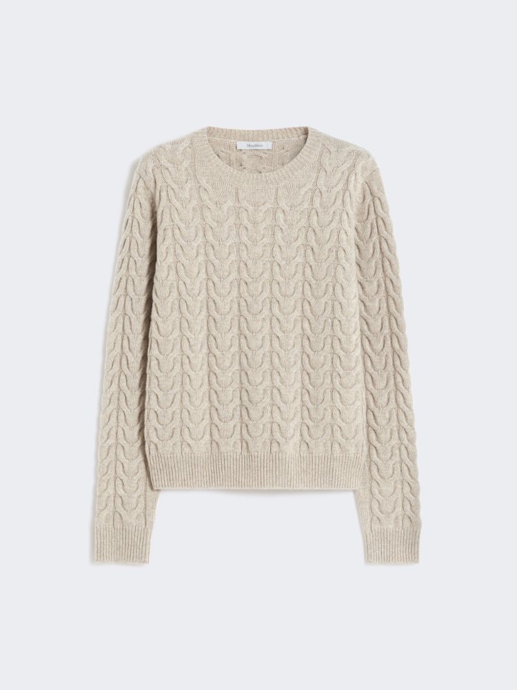 Slim-fit cashmere pullover - BEIGE - Max Mara
