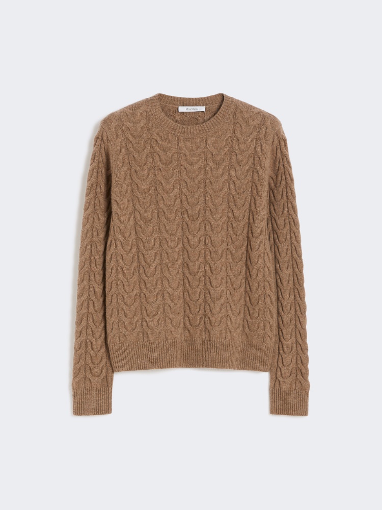 Schmal geschnittener Pullover aus Kaschmir - KAMEL - Max Mara