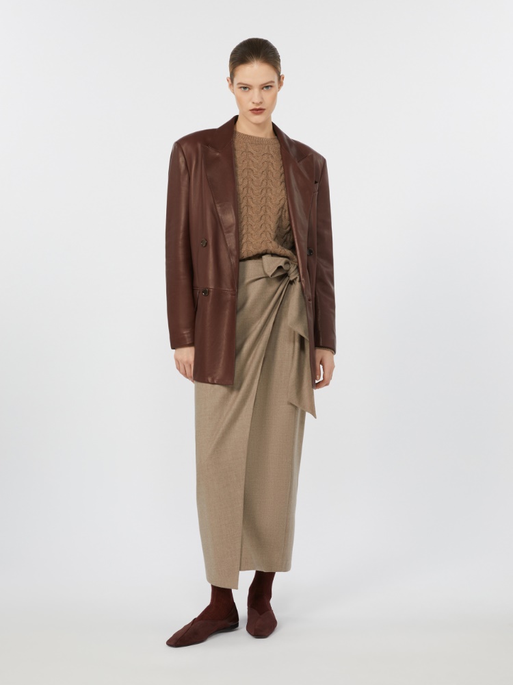 Slim-fit cashmere pullover - CAMEL - Max Mara