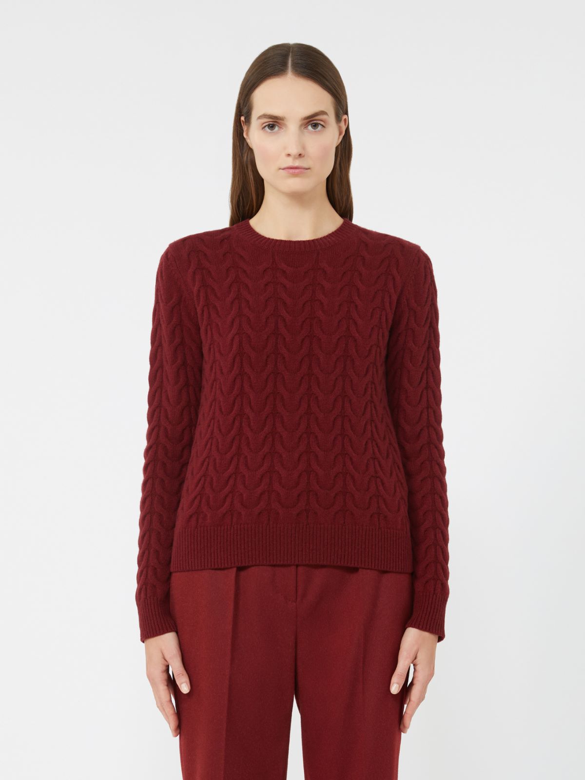 Slim-fit cashmere pullover - RASPBERRY - Max Mara - 2