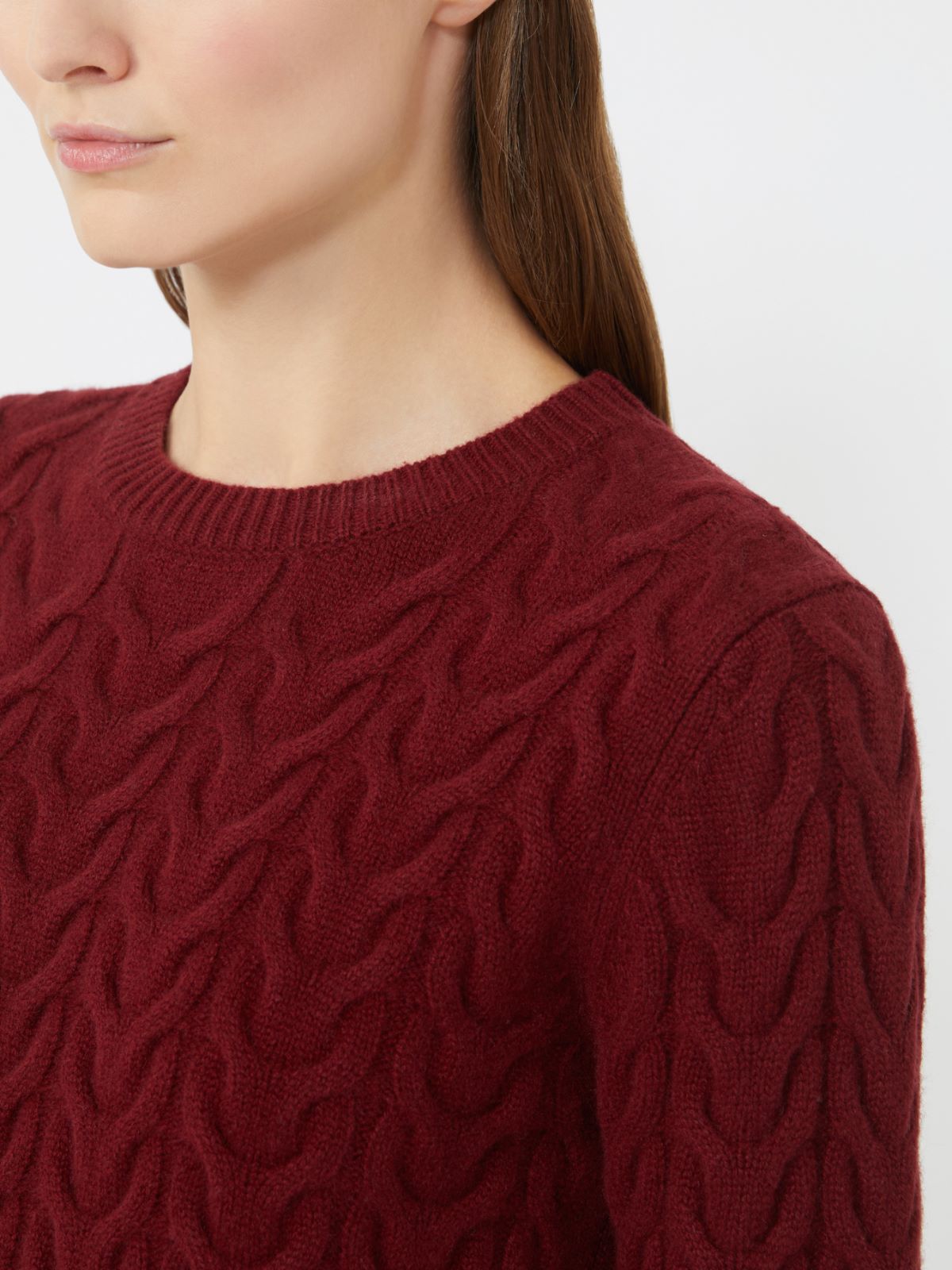 Slim-fit cashmere pullover - RASPBERRY - Max Mara - 4