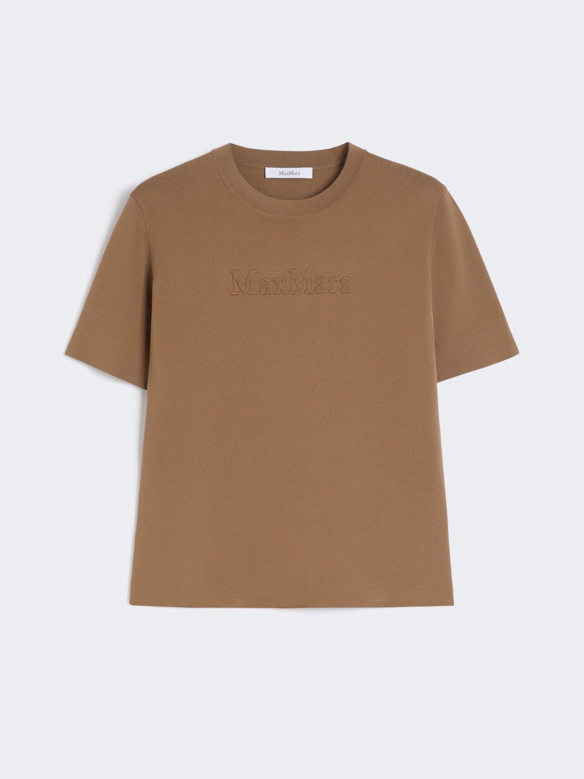 Viscose crêpe yarn jumper - HAZELNUT BROWN - Max Mara - 8