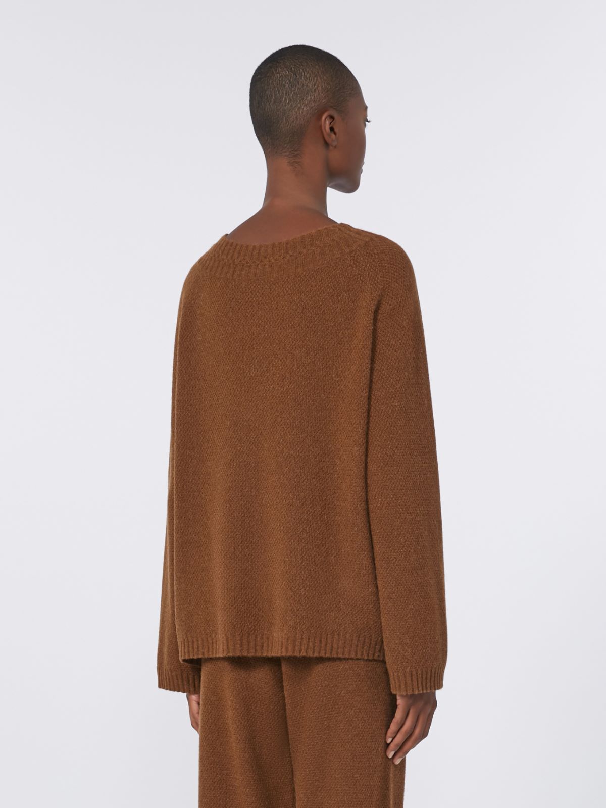 Camel yarn sweater - TOBACCO - Max Mara - 3