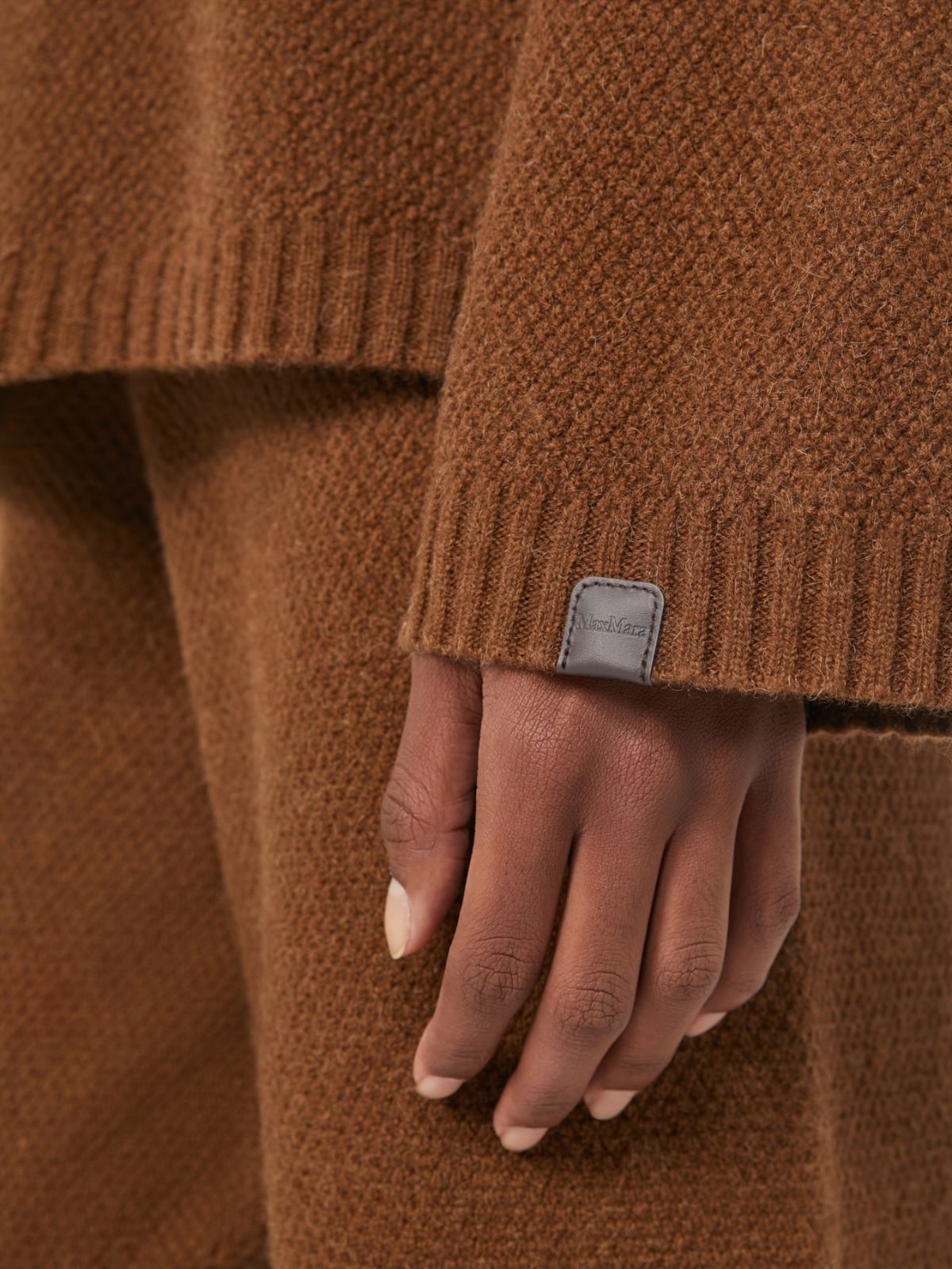 Camel yarn sweater - TOBACCO - Max Mara - 4