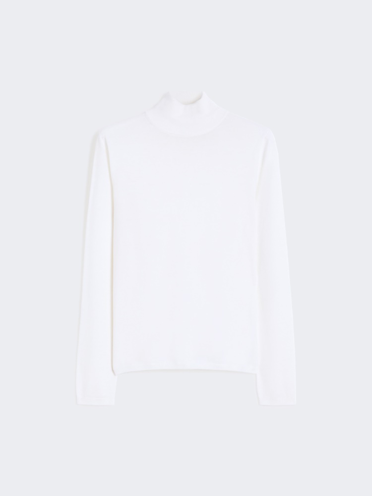 Cashmere yarn turtleneck - WHITE - Max Mara