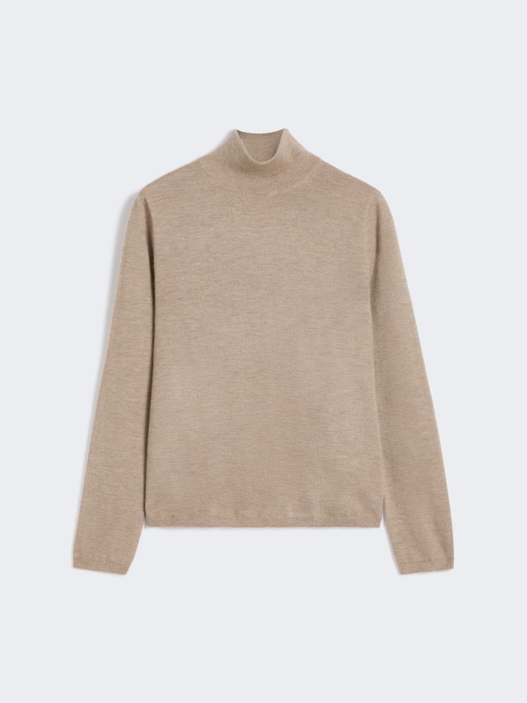 Rollkragenpullover aus Kaschmirgarn - BEIGE - Max Mara