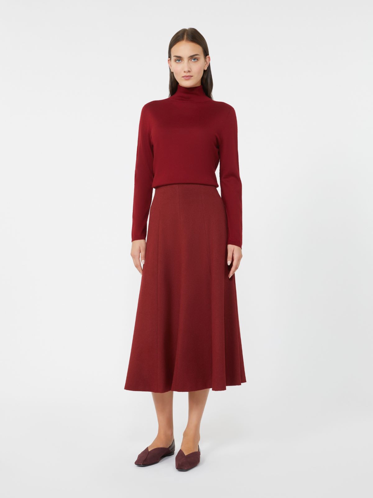 Cashmere yarn turtleneck - RASPBERRY - Max Mara