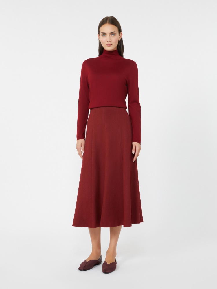 Cashmere yarn turtleneck - RASPBERRY - Max Mara