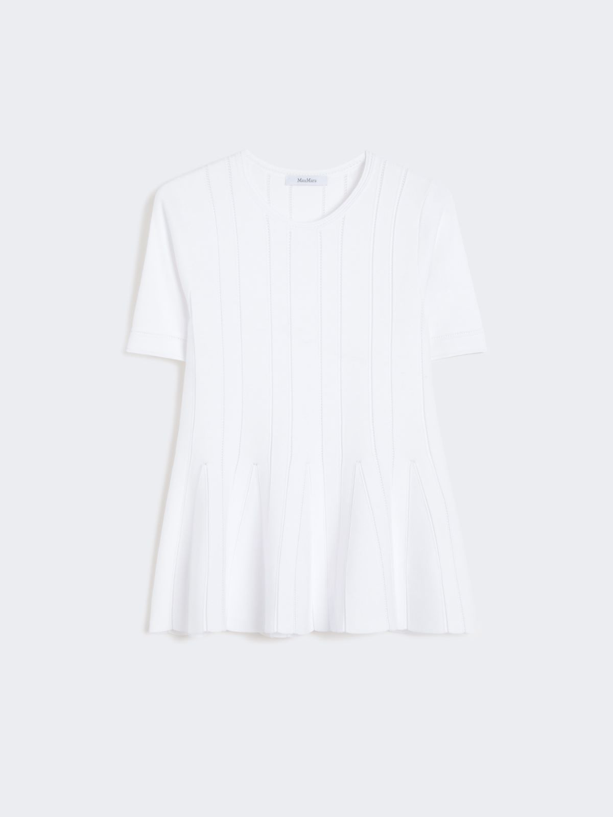 Pullover aus Viskosestretch - WEISS - Max Mara - 9