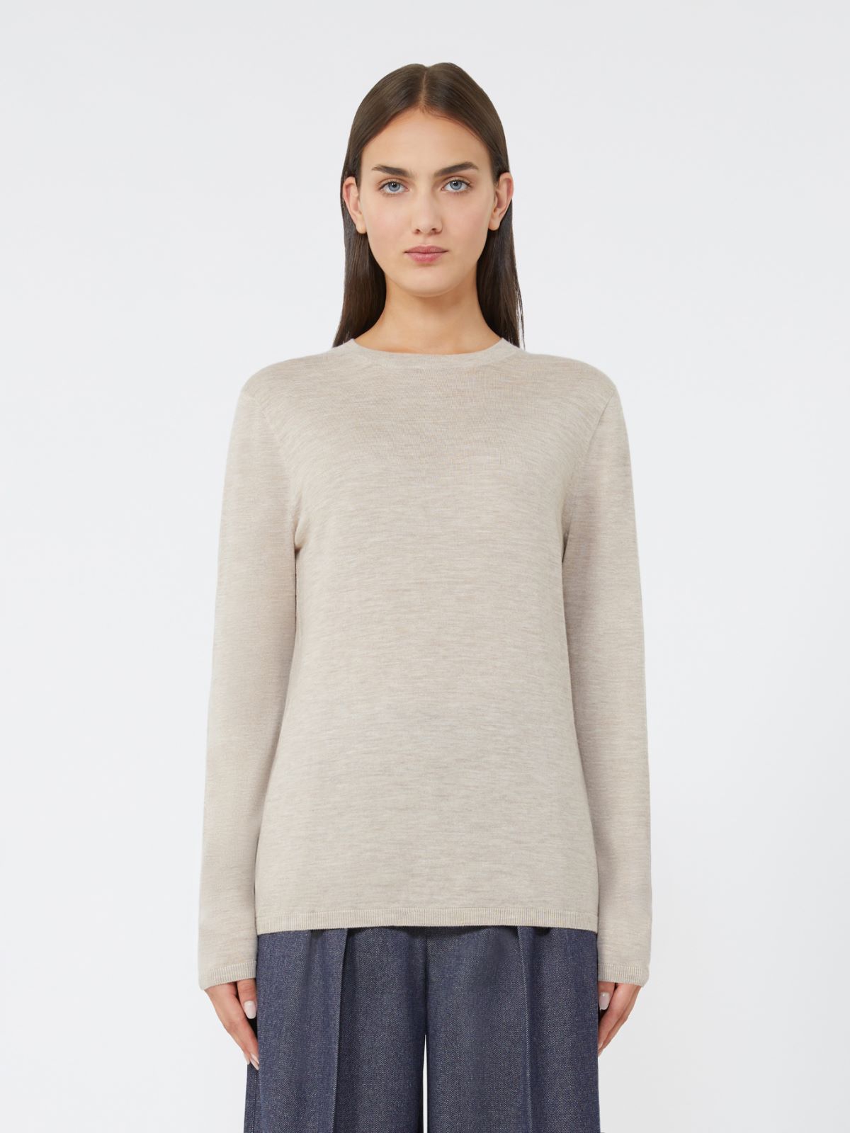 Lightweight cashmere yarn jumper - BEIGE - Max Mara - 2
