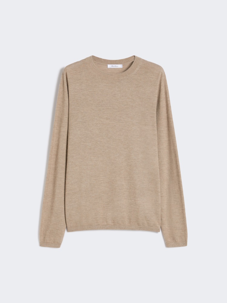 Lightweight cashmere yarn jumper - BEIGE - Max Mara