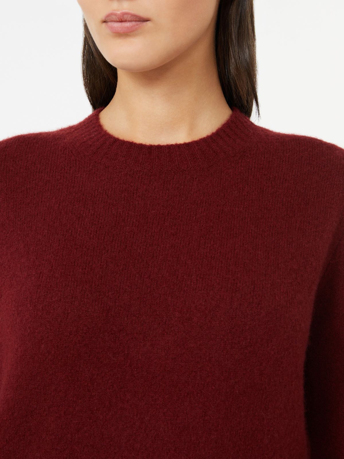 Stretch cashmere yarn sweater - RASPBERRY - Max Mara - 5