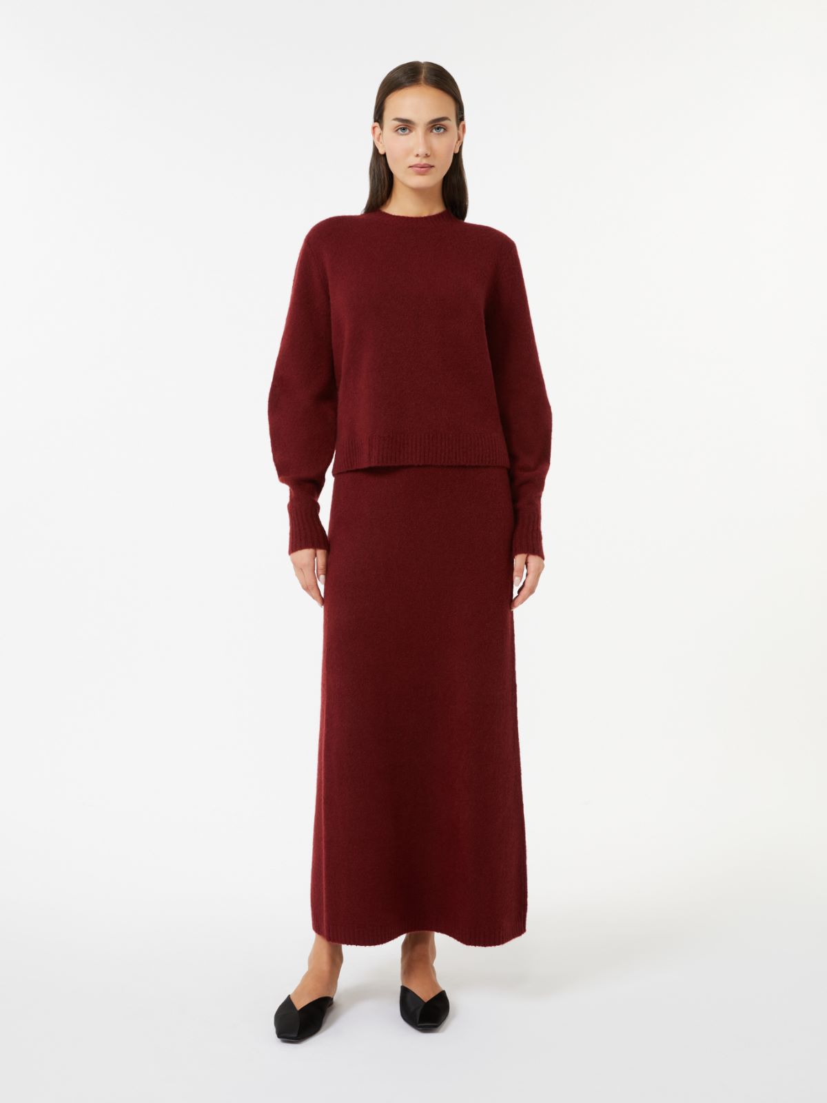 Stretch cashmere yarn sweater - RASPBERRY - Max Mara