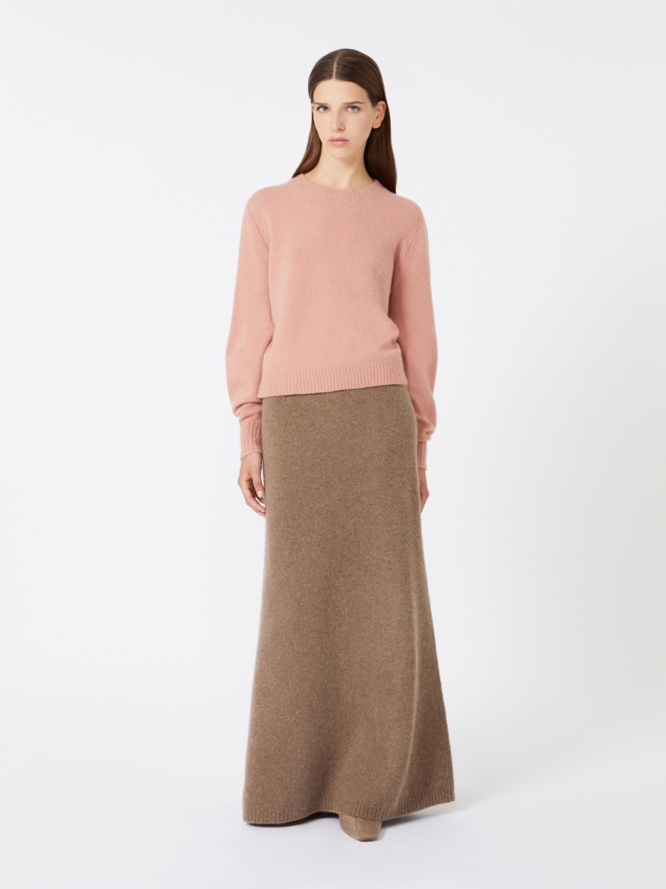 Stretch cashmere yarn sweater - PINK - Max Mara