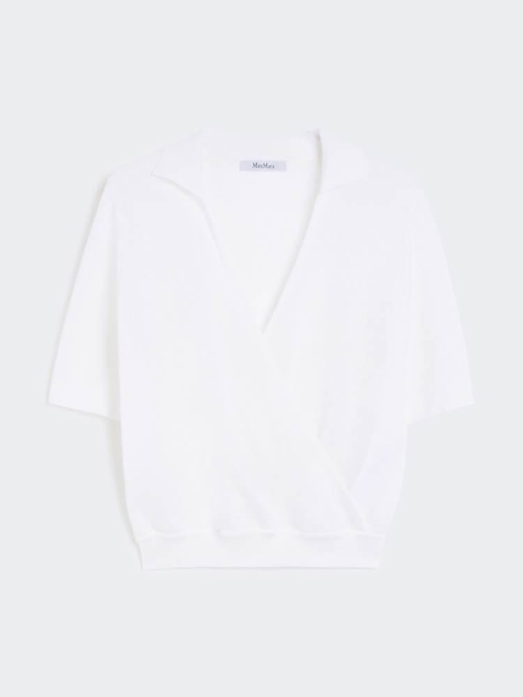 Cotton-blend yarn jumper - WHITE - Max Mara