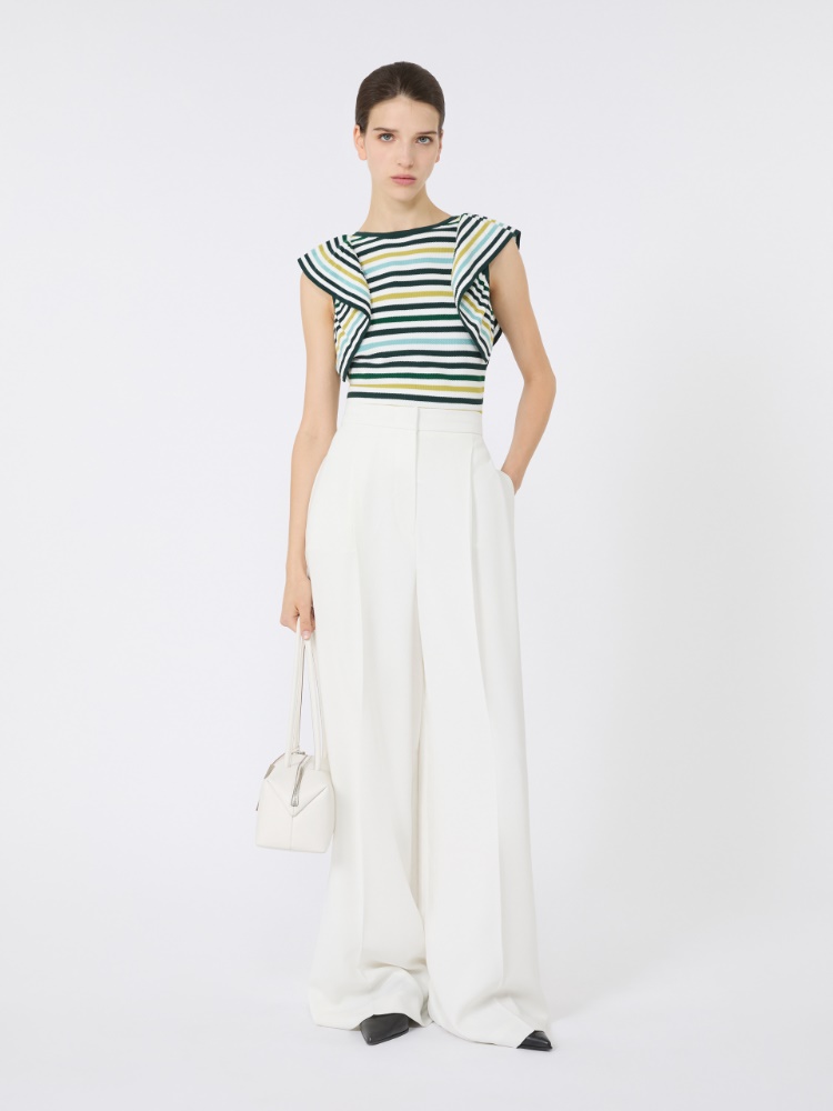 Stretch viscose top - SKY BLUE - Max Mara
