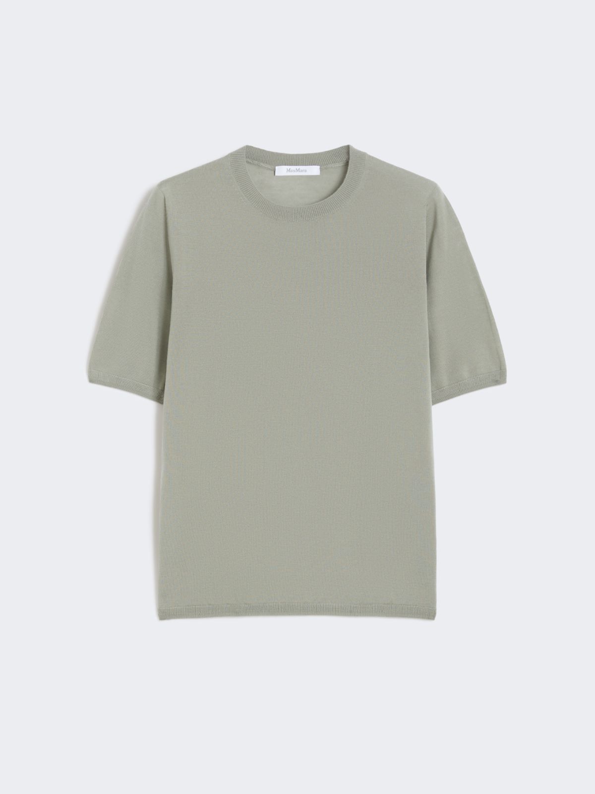 Basic wool sweater - SAGE GREEN - Max Mara - 8
