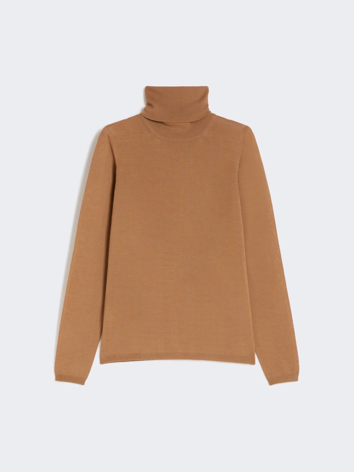 Rollkragenpullover aus Wollgewebe - KAMEL - Max Mara - 9