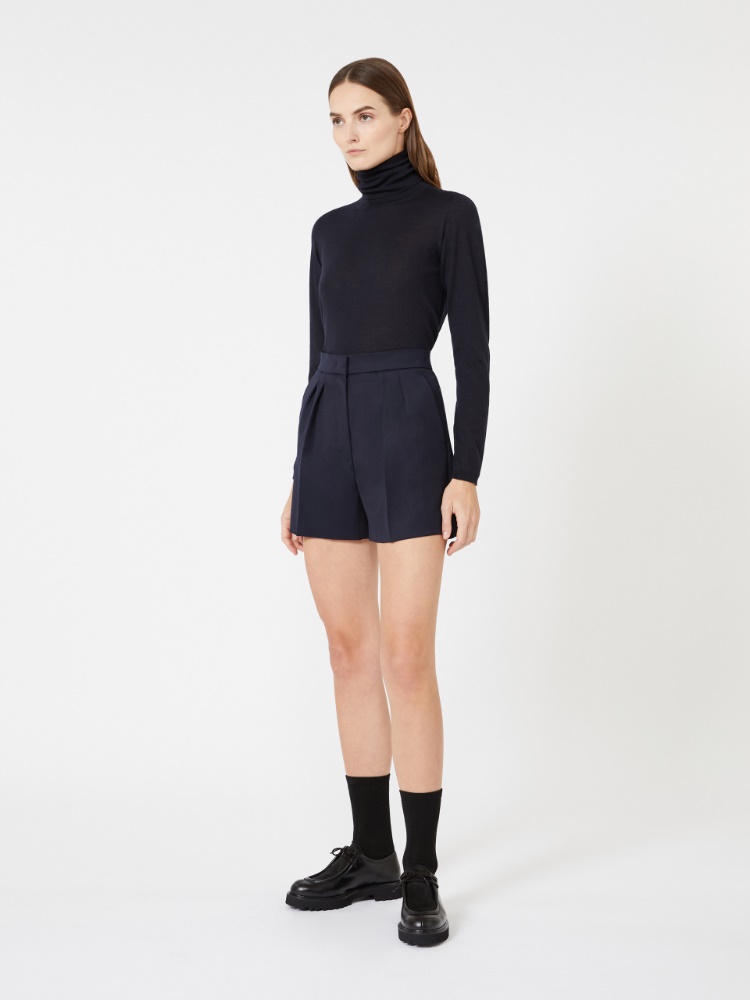 Wool knit turtleneck jumper - ULTRAMARINE - Max Mara