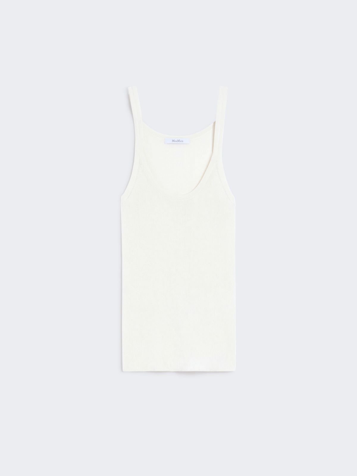 Cotton and viscose top - IVORY - Max Mara - 8