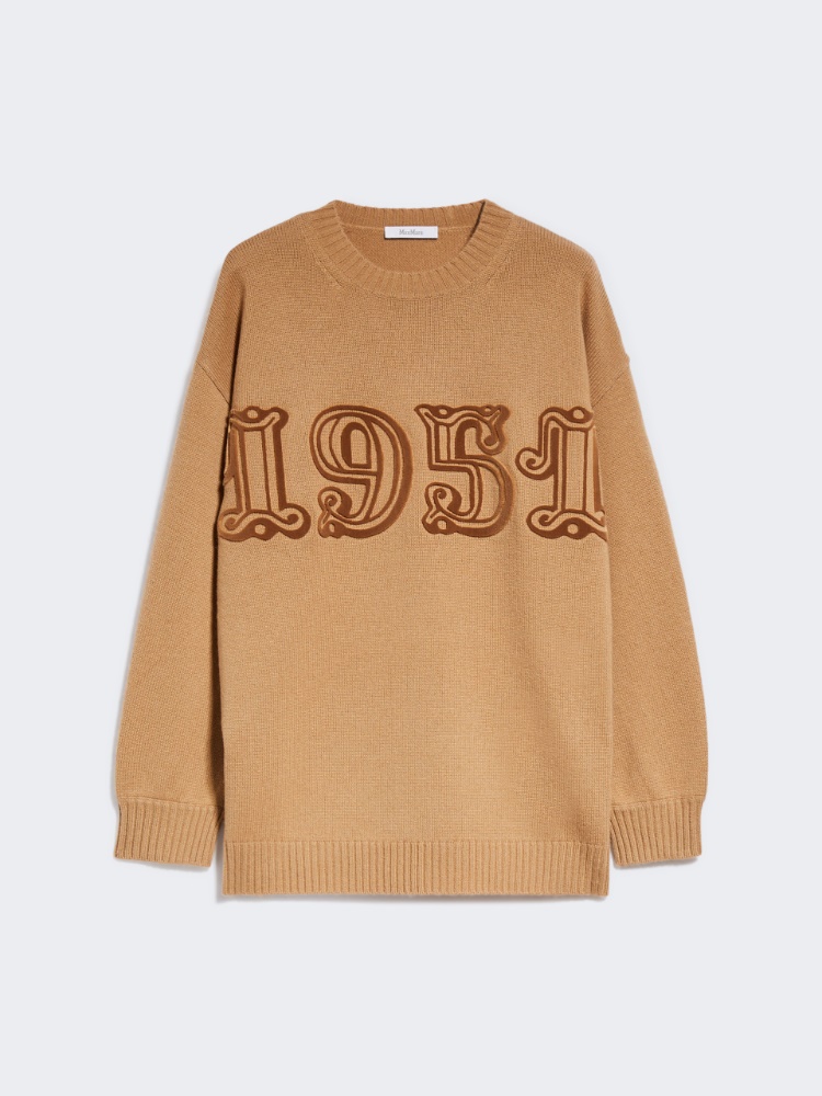 Wool and cashmere jumper - CAMEL - Max Mara