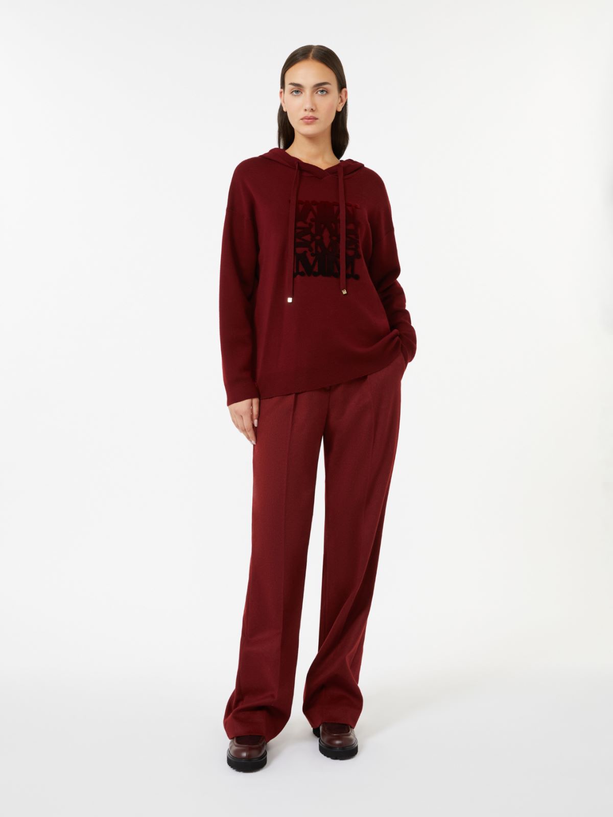 타데오 버진울 스웨터 - RASPBERRY - Max Mara - 5