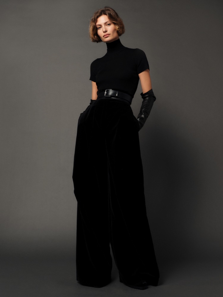 Wool knit turtleneck jumper + BLACK - Max Mara