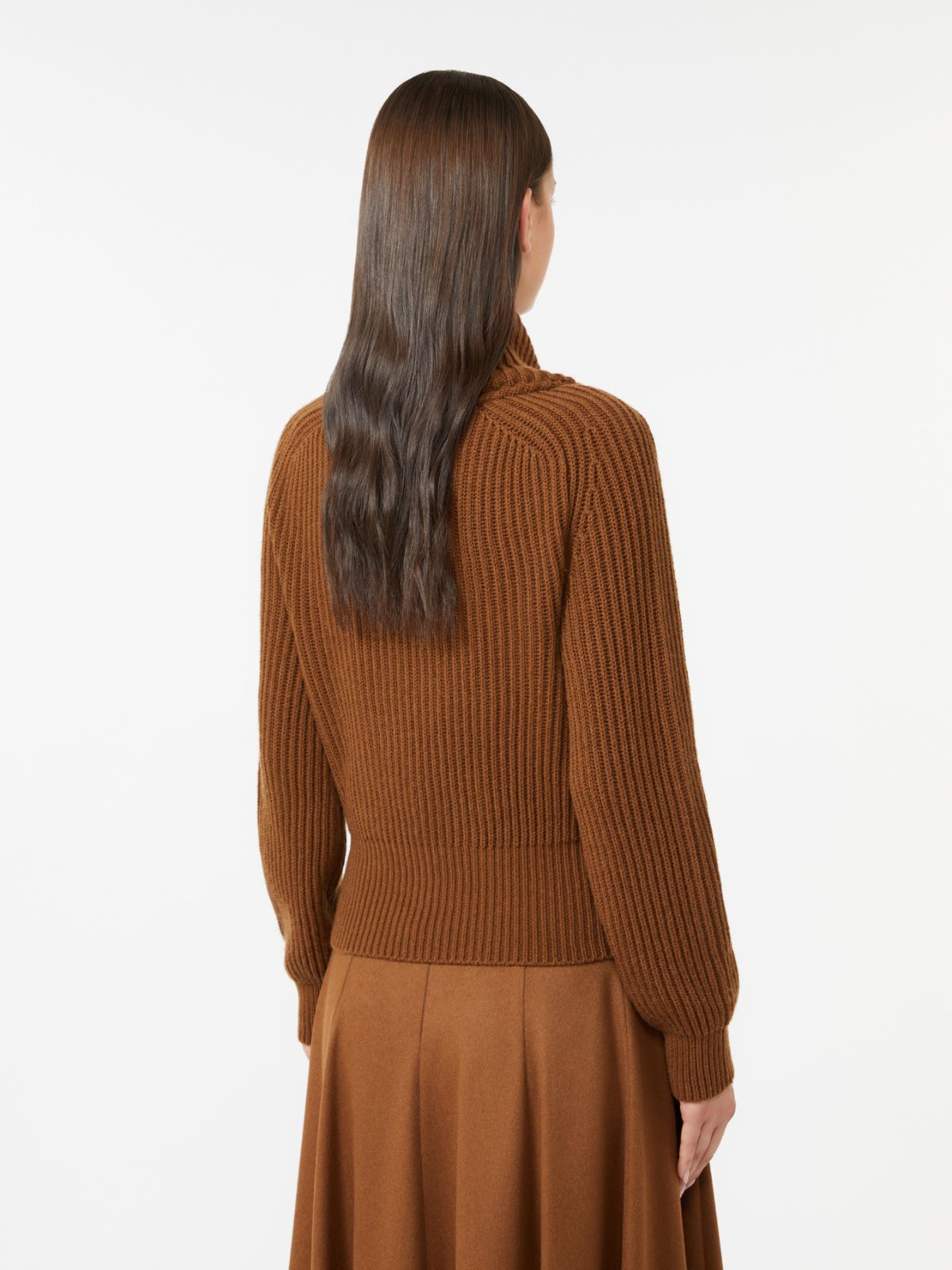 Pull surdimensionné en laine et cachemire - CUIR DE VACHE - Max Mara - 3