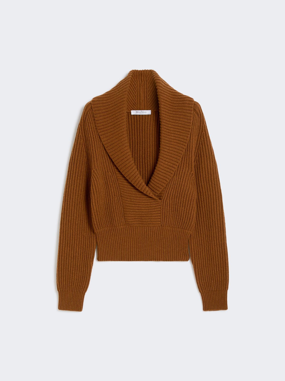 Oversized wool and cashmere jumper - TOBACCO - Max Mara - 9