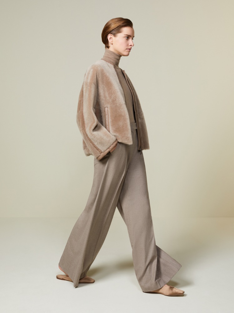 Sheepskin cardigan + BEIGE - Max Mara