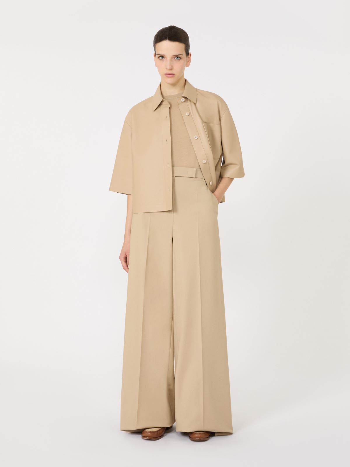 아르셀라 레더 자켓 - SAND - Max Mara - 8