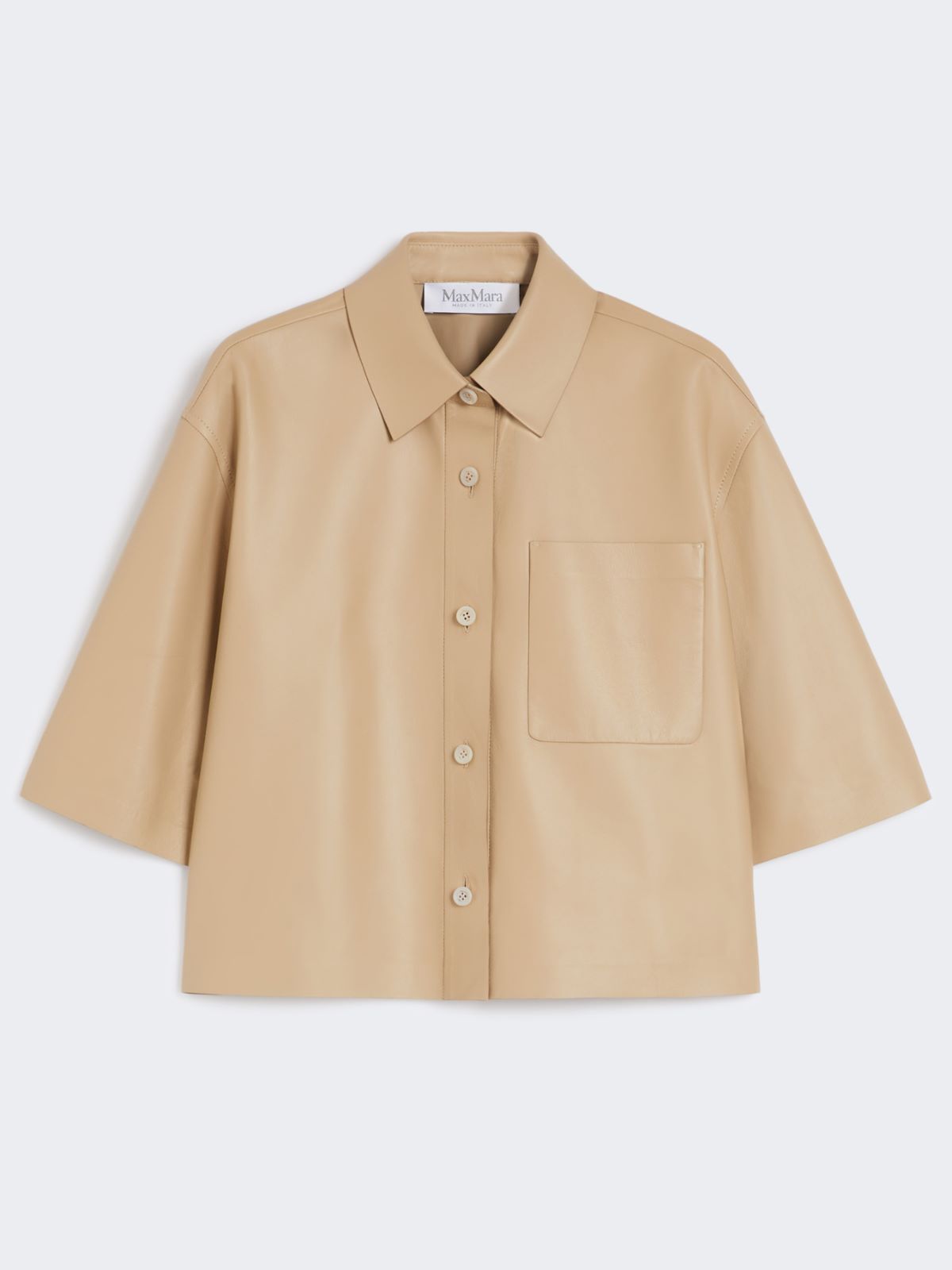 아르셀라 레더 자켓 - SAND - Max Mara - 8